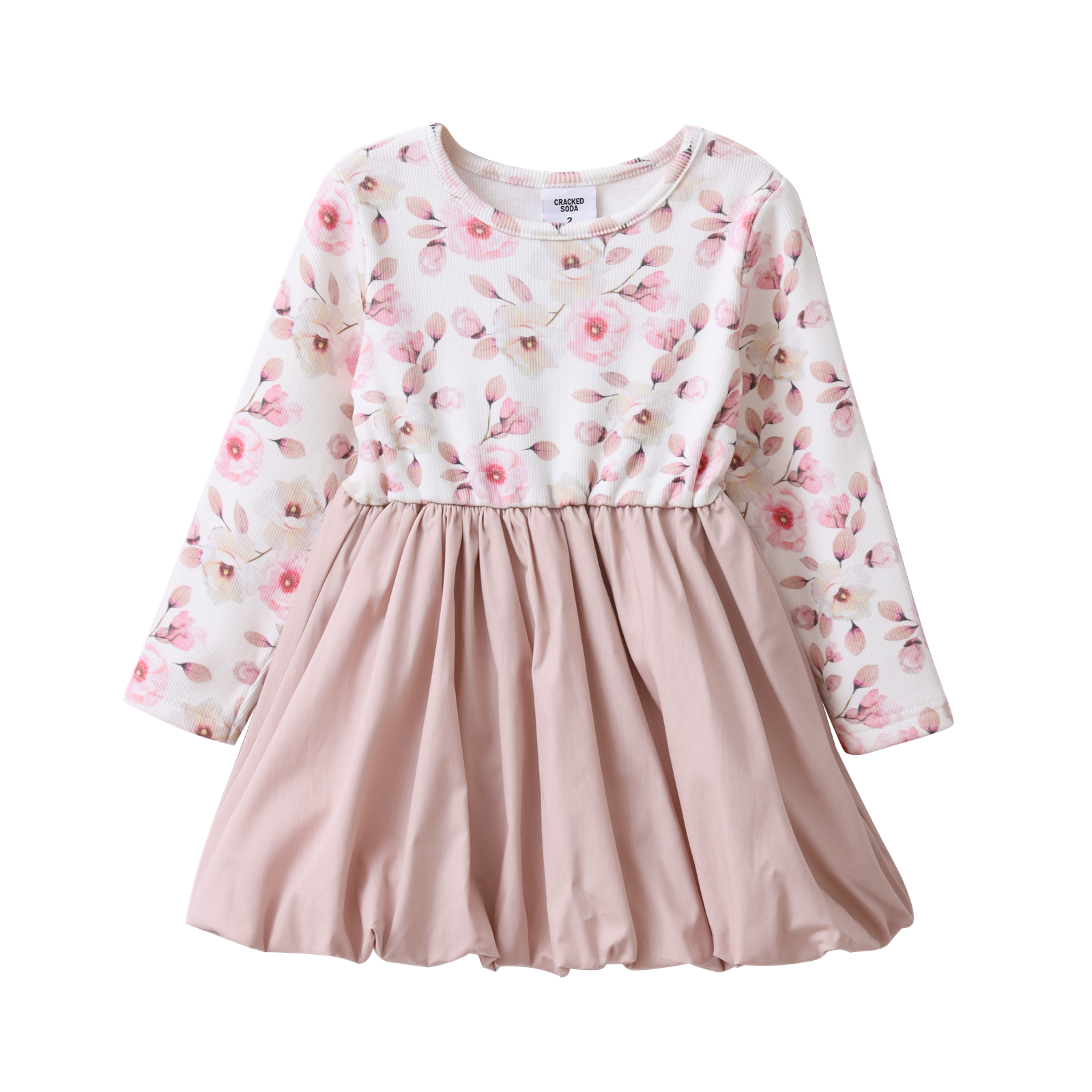 Blossom Bubble Dress Print/Grape 3-8 (6 pack)