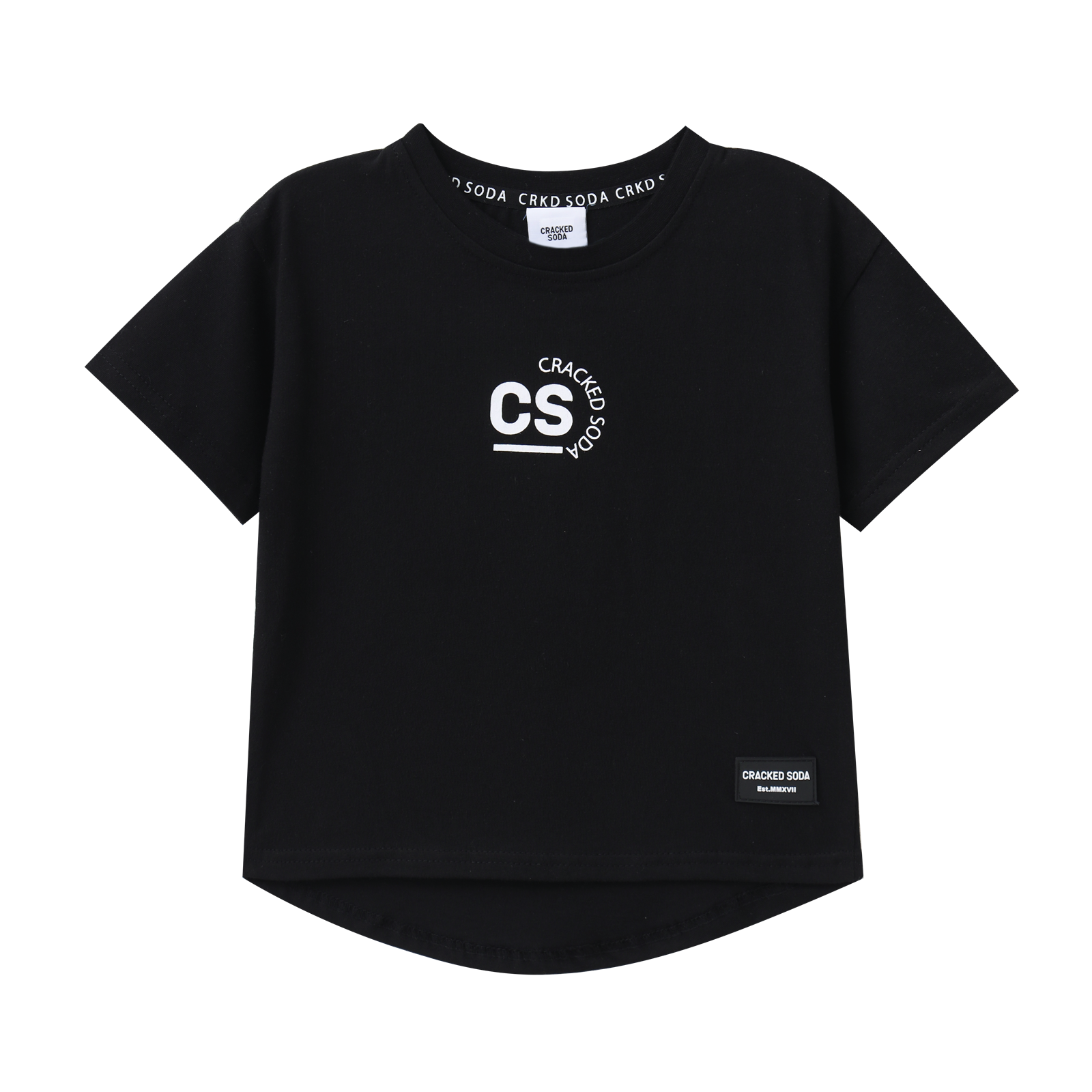 Knox CS Tee black 3-8 (6 pack)