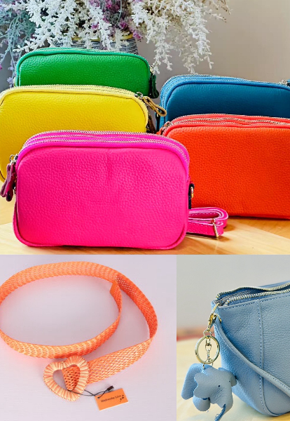 LESS IS AMOR  LEATHER BAGS & BELTS