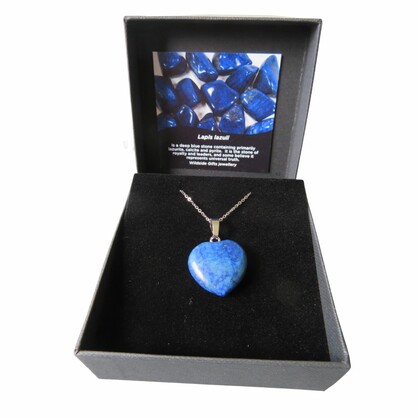 PS99 Large Lapis Lazuli Heart Pendant