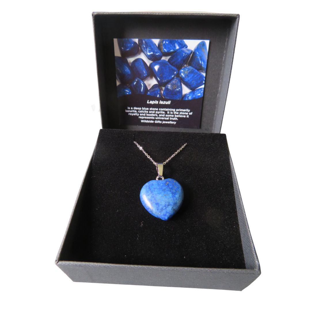 PS99 Large Lapis Lazuli Heart Pendant