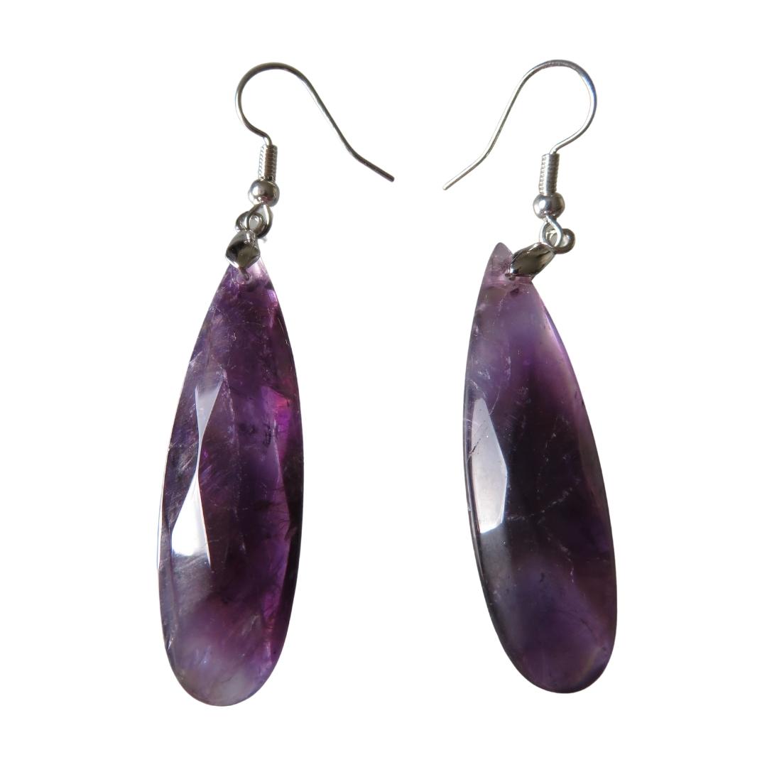 PS53 Amethyst Long Earrings