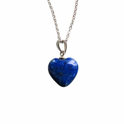 PS91 Small Lapis Lazuli Heart Pendant