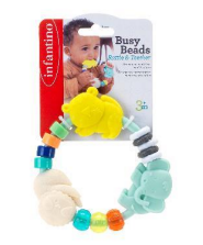 Busy Beads Rattle & Teether