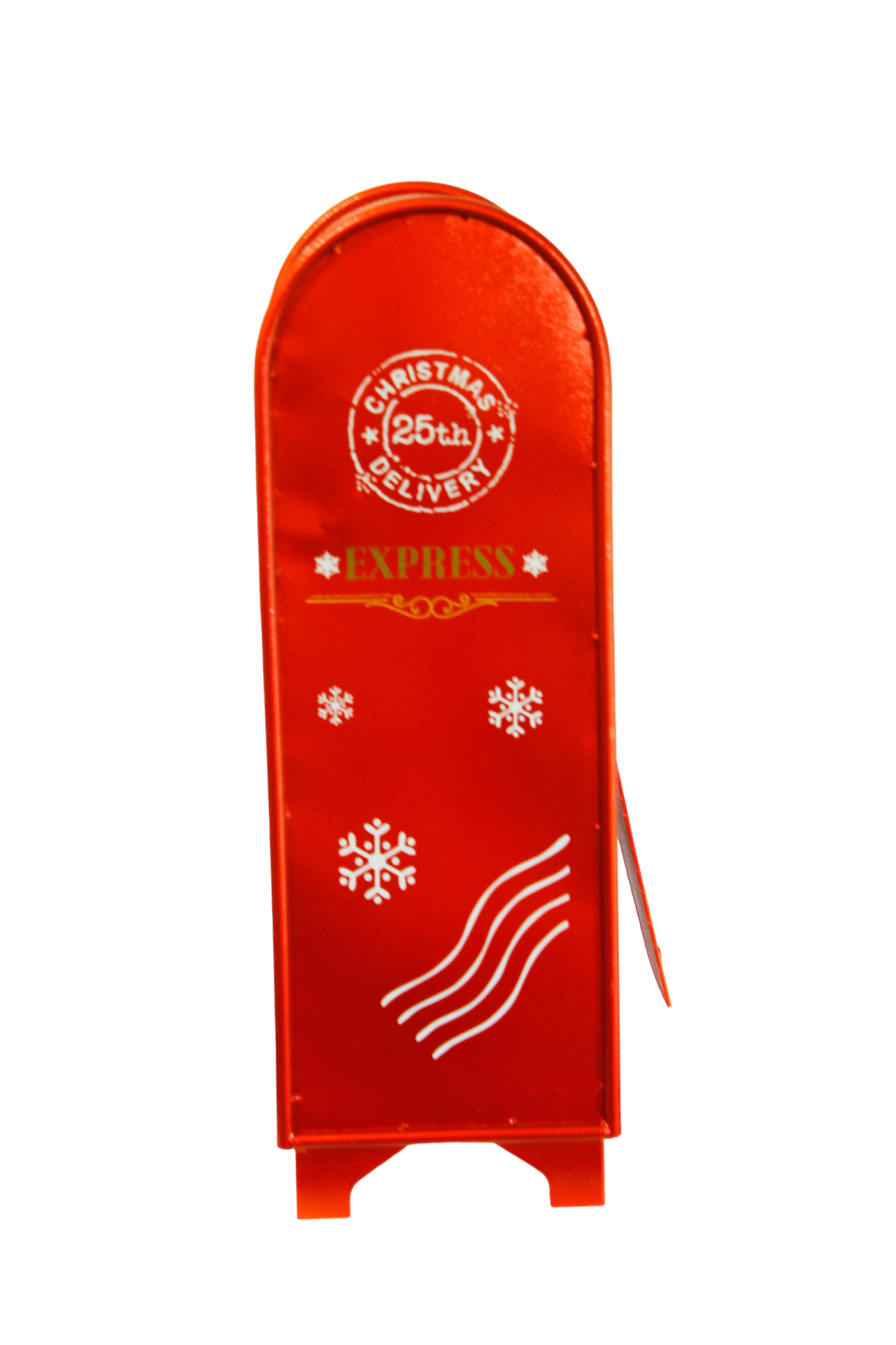 62cm METAL MAILBOX SANTA