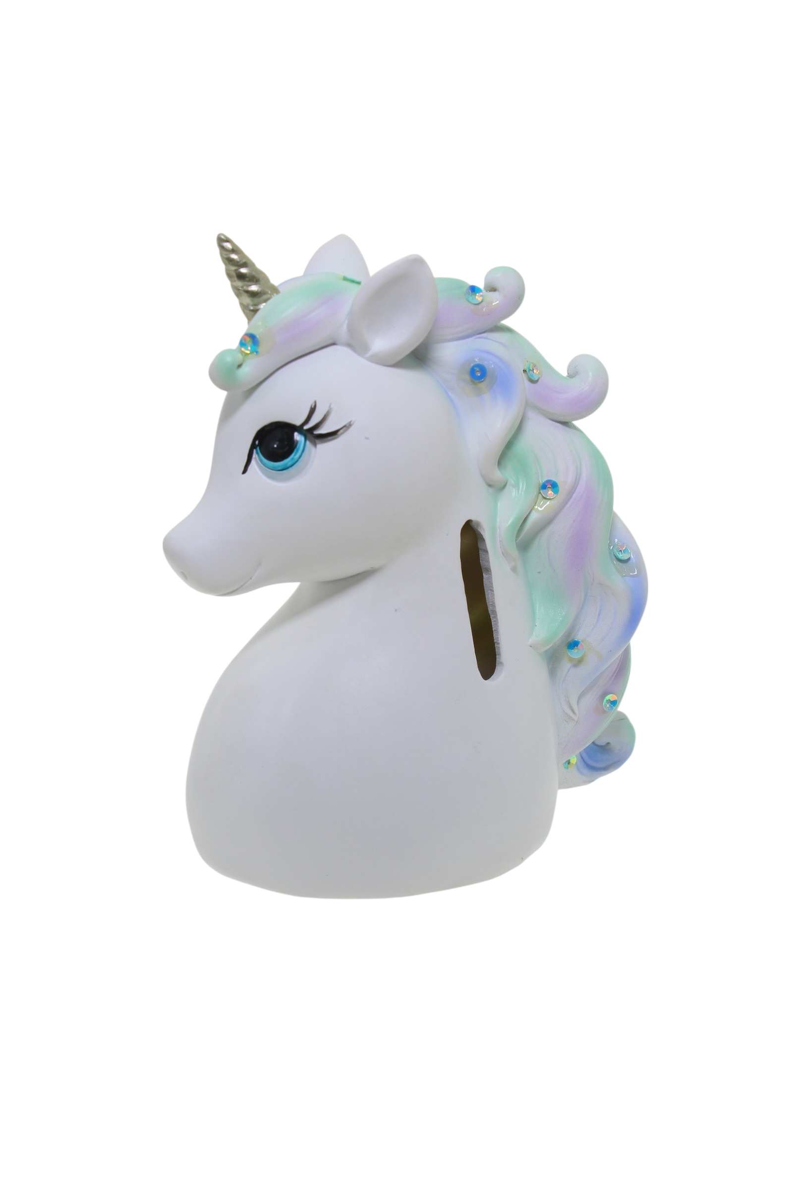 UN02 UNICORN MONEY BOX PUR/BL