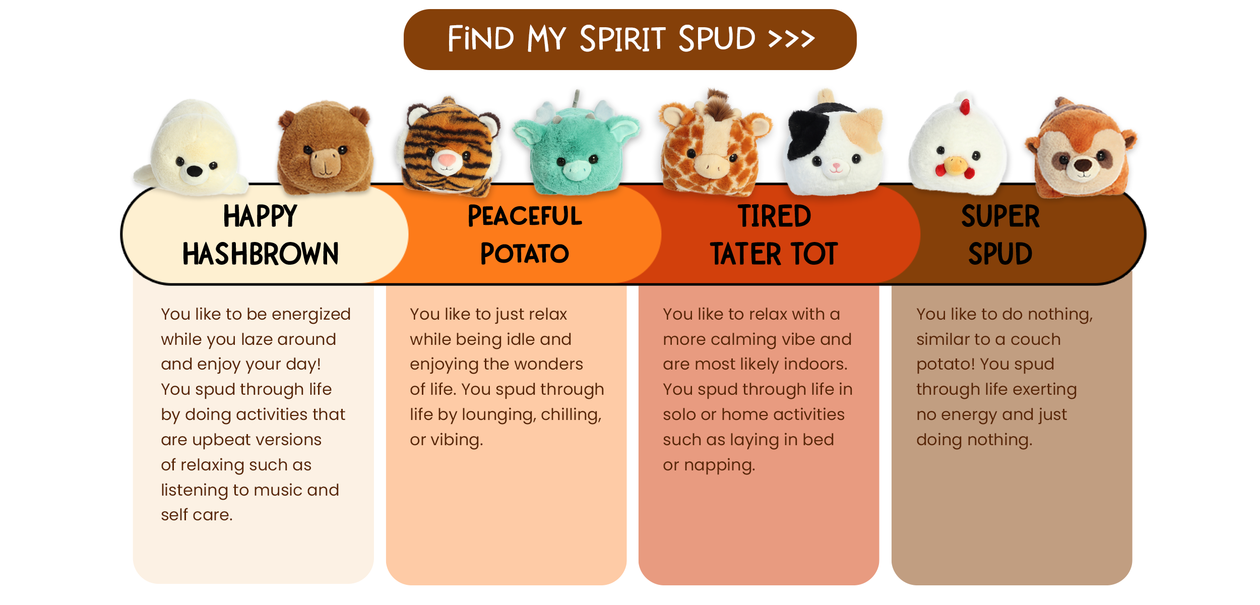 24 ASSORTED SPUDSTERS PACK