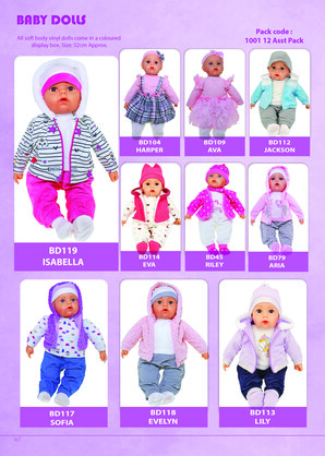 Pack 12/A Baby Dolls