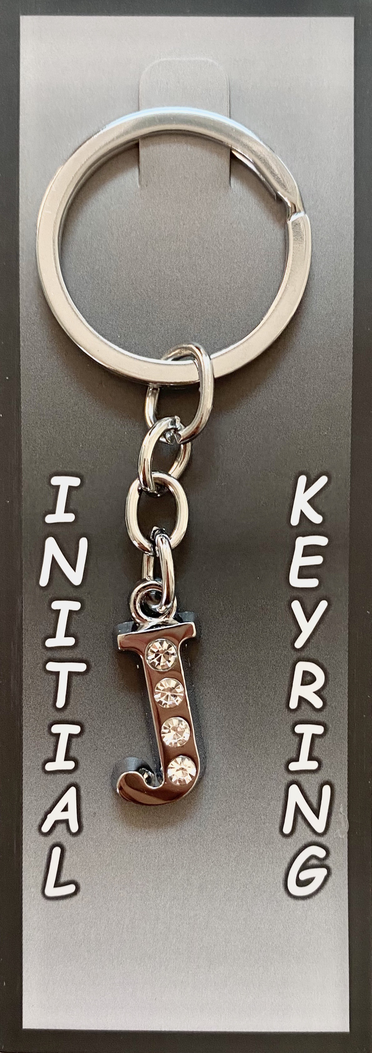 Wholesale Initial Key Ring Plain J - Sunrise Accessories - Fieldfolio