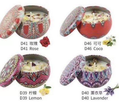 Moasic 4 Candle Gift Box