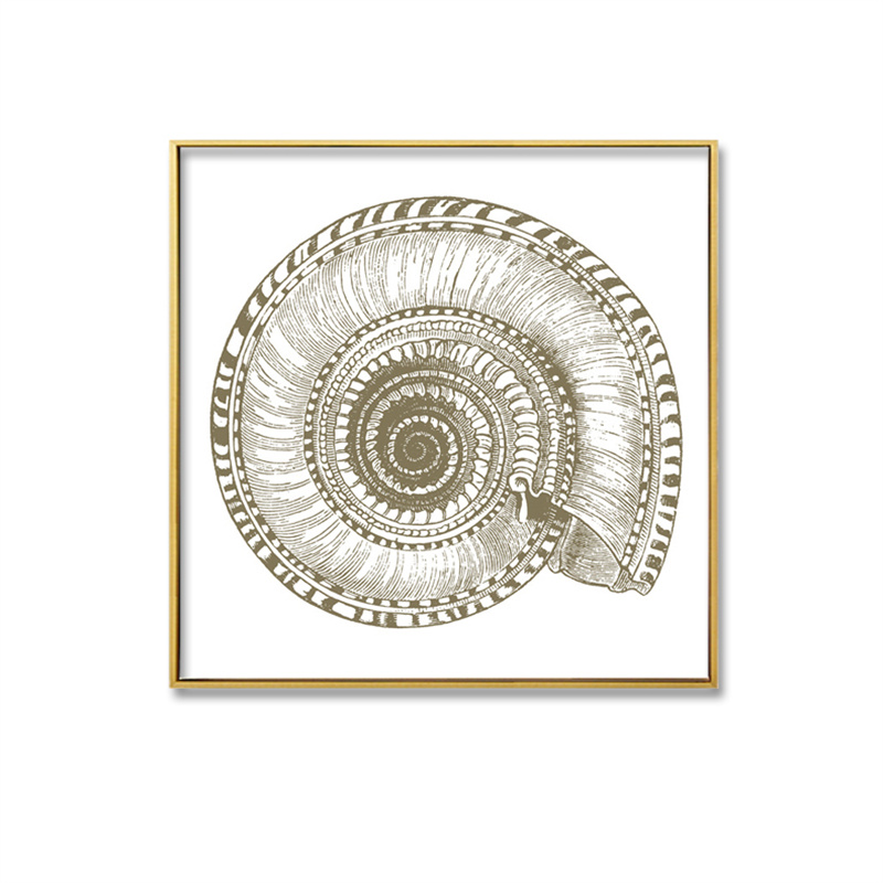 Gold Seashell 50% Disc