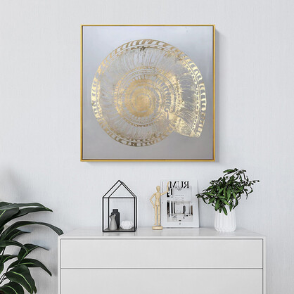 Gold Seashell 50% Disc