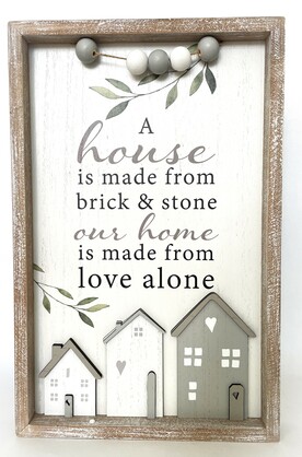 "A House" Sign