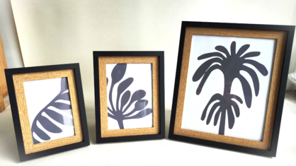 Photo Frame Style Shot Black