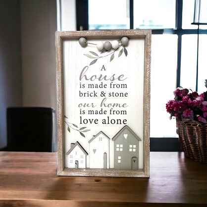 "A House" Sign