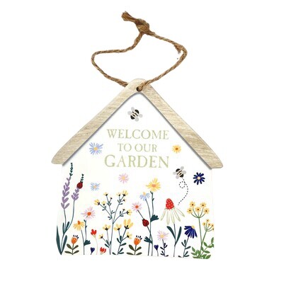 "Welcome to Our Garden“ Sign 50% Disc
