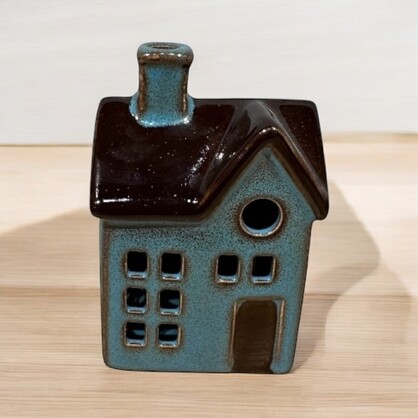 Sm Blue House - Tealight