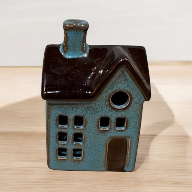 Sm Blue House - Tealight