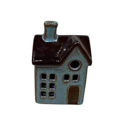 Sm Blue House - Tealight