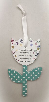 Friendship Flower Sign