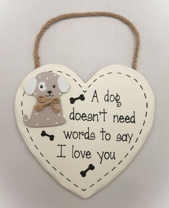 Dog, I Love You sign