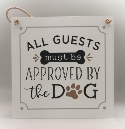 Approve by the Dog Sign