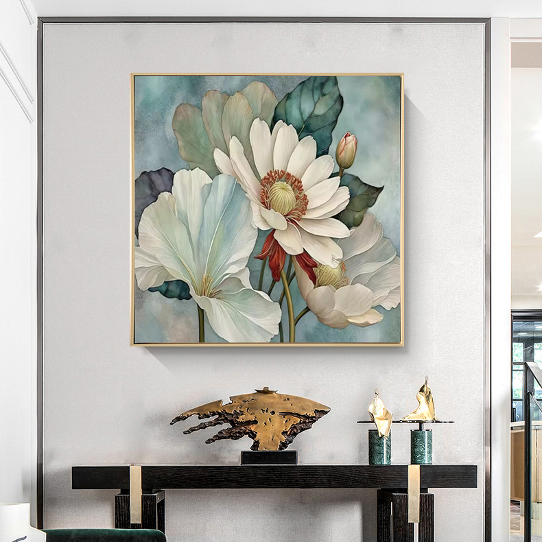 Lotus Flowers - Brushed