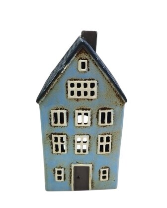 Light Blue House - Tealight