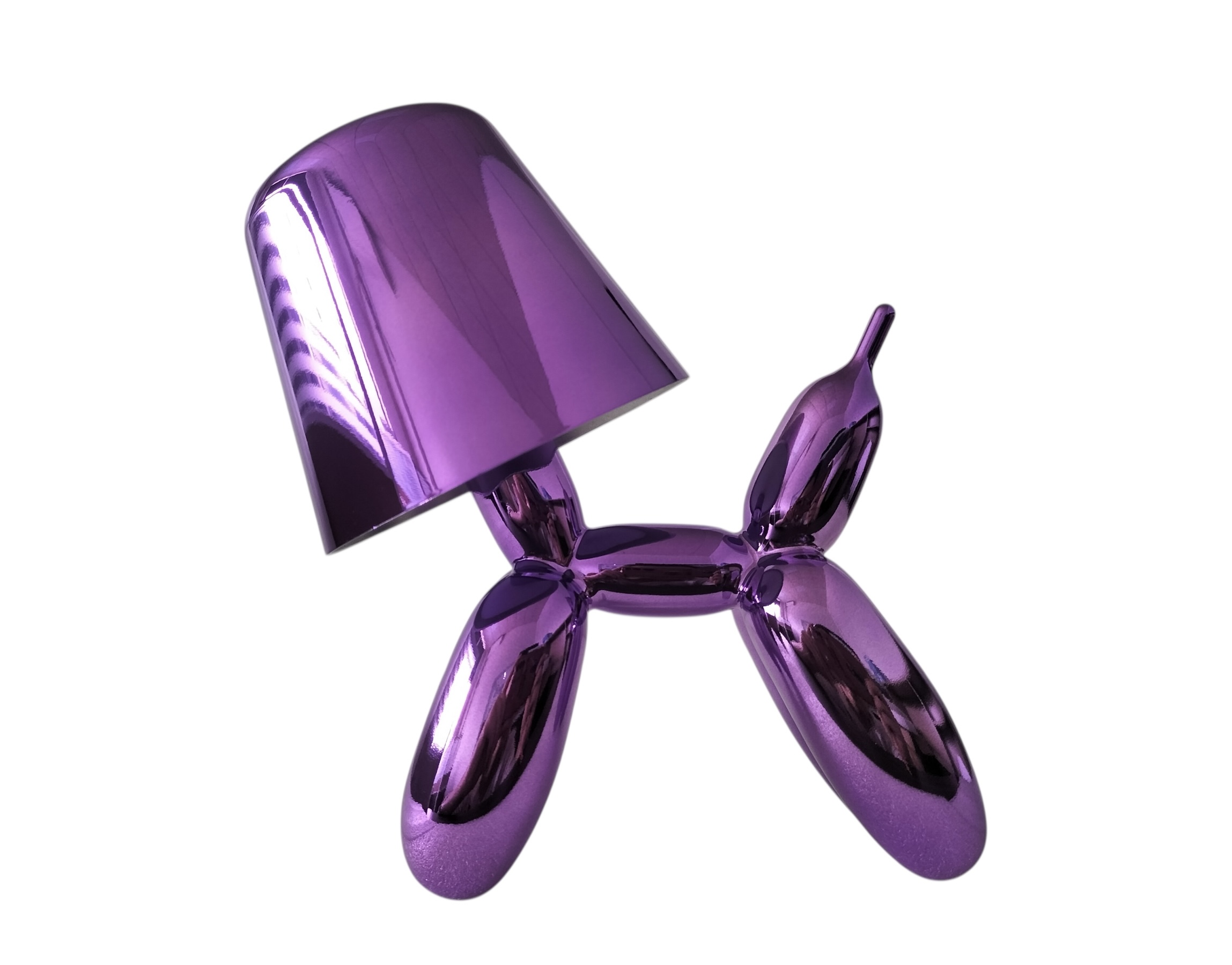 Balloon Dog Touch Lamp Purple