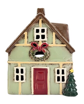 Xmas Green House - Tealight