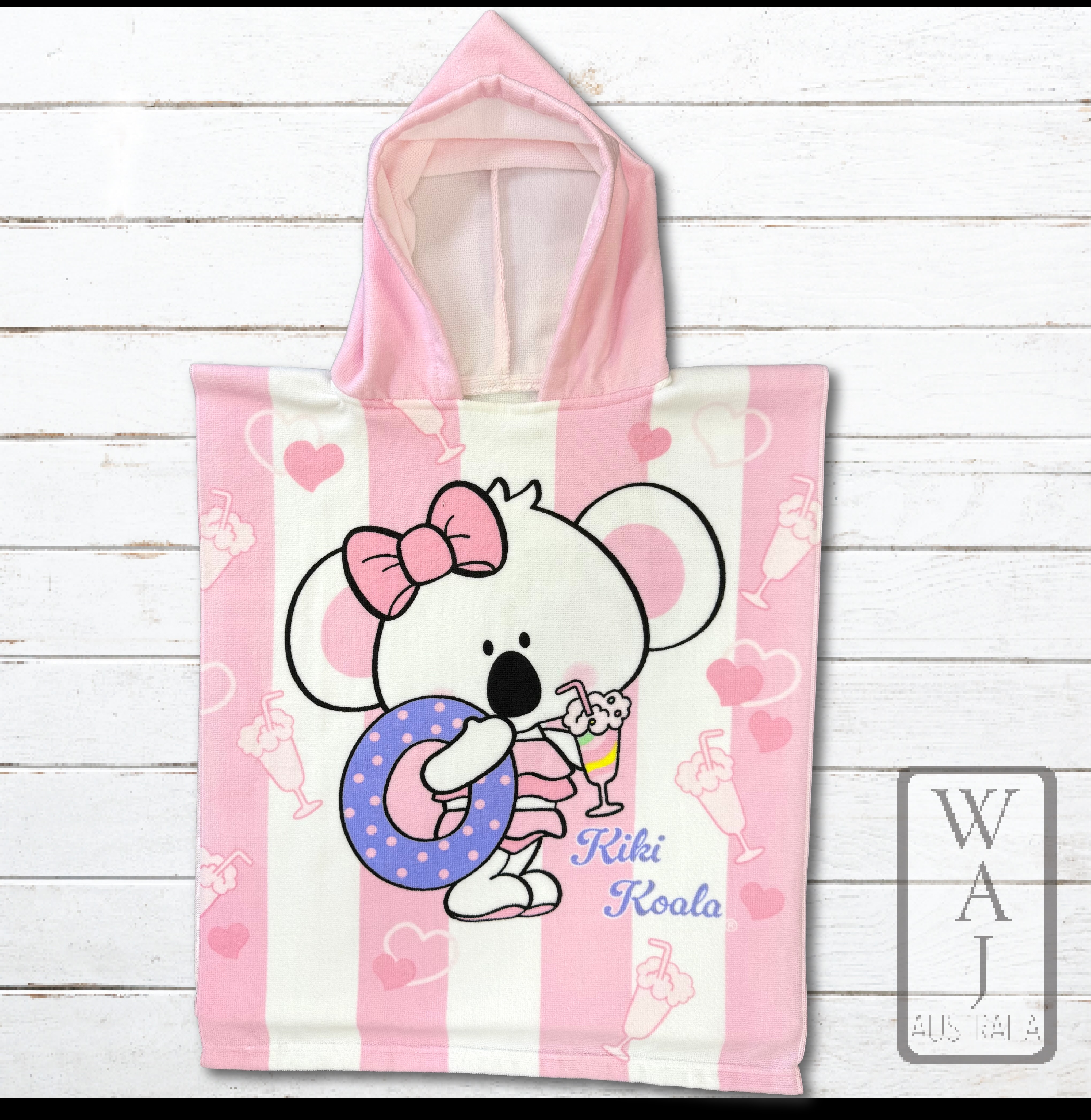 Kiki Summer Fun Hooded Towel
