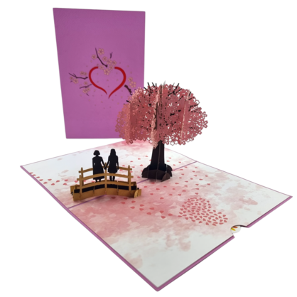 Cherry Blossom Love Scene Same Sex Female (L039)