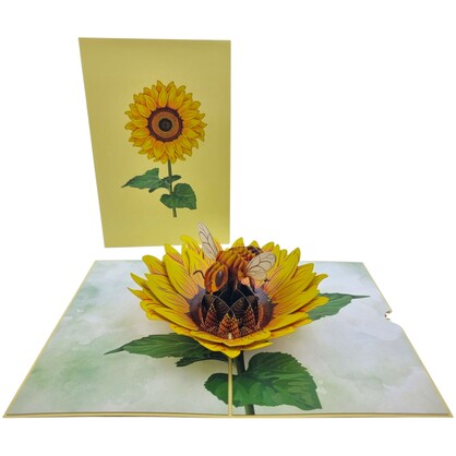 Sunflower and Bee (FL061)