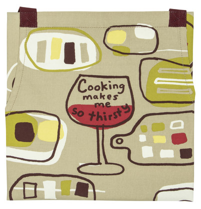 APRON - Cooking Makes Me So Thirsty