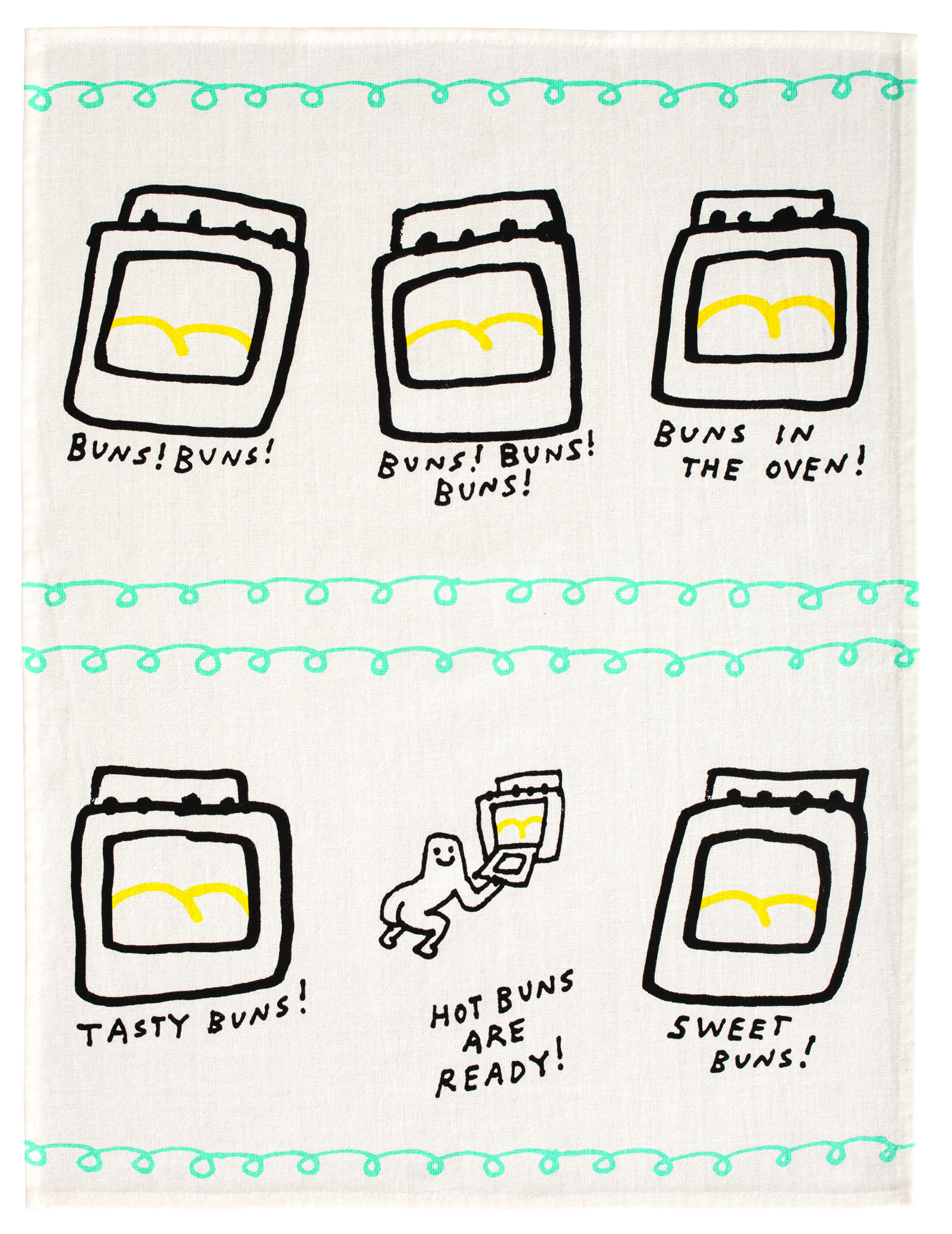 Dish Towel - Hot Buns Are Ready