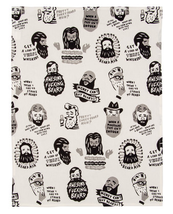 Dish Towel - Awesome Fucking Beard