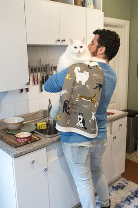 Dish Towel - People I Love: Cats