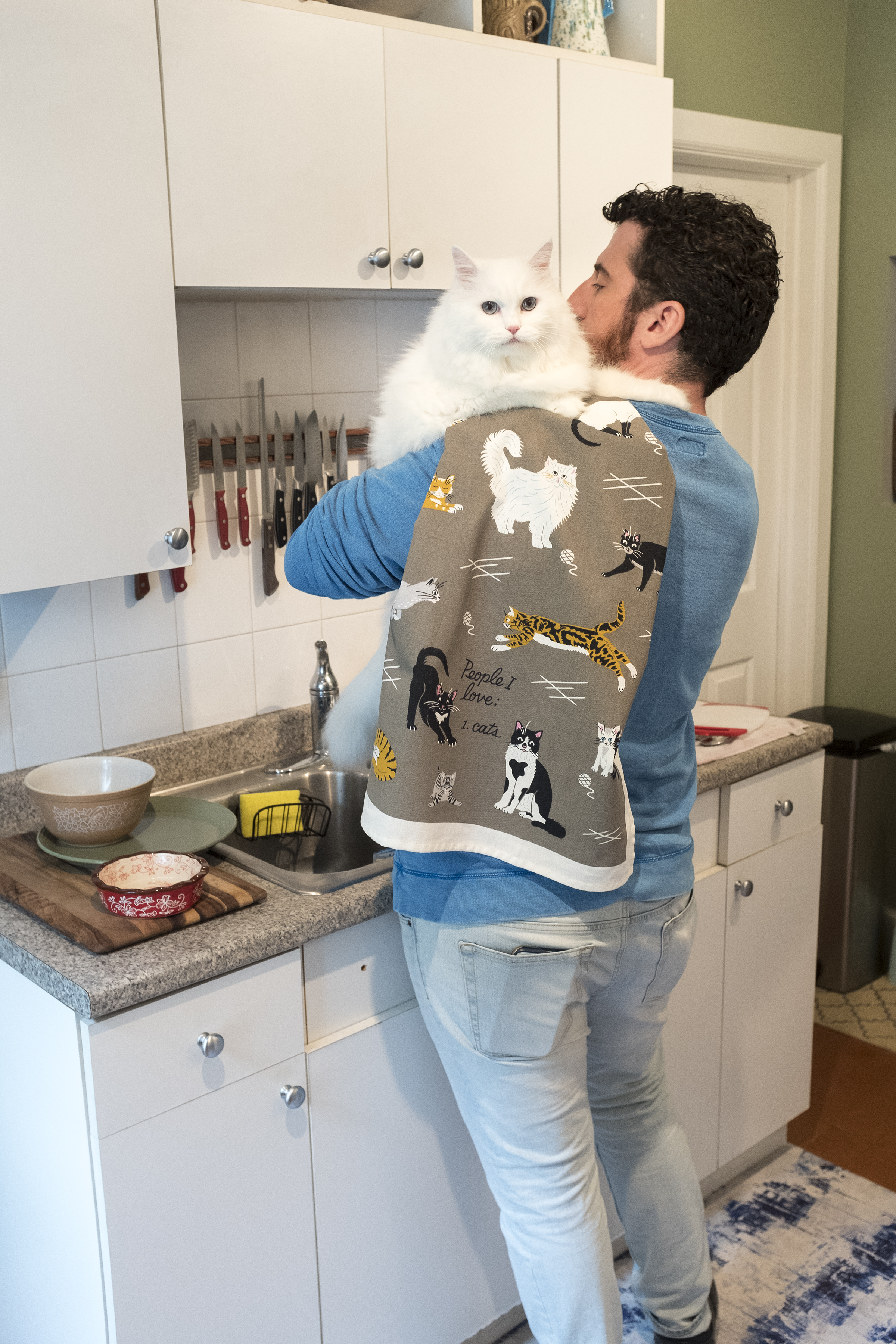 Dish Towel - People I Love: Cats
