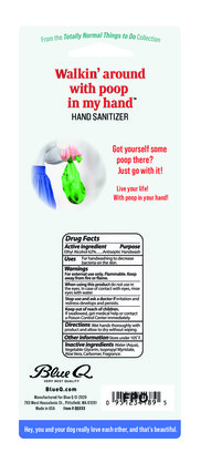 Hand Sanitiser - Poop In My Hand