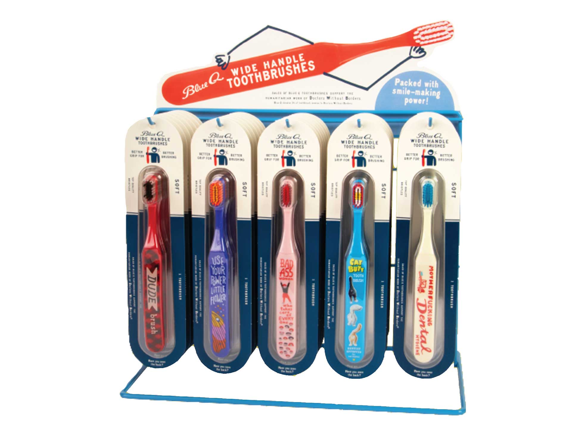 Toothbrush Display - 5 Peg