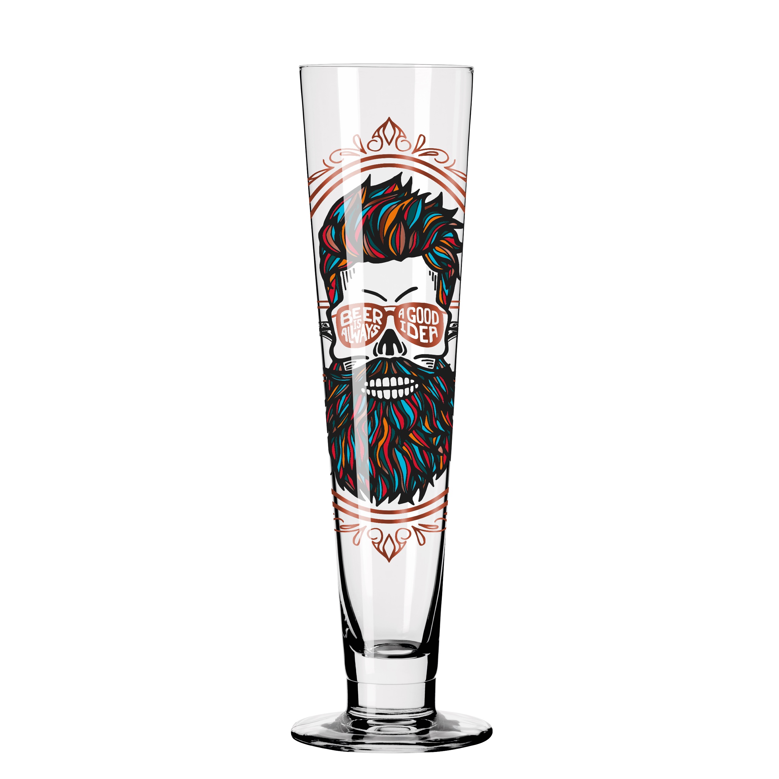 Heroes Festival Beer Glass - Beard Man