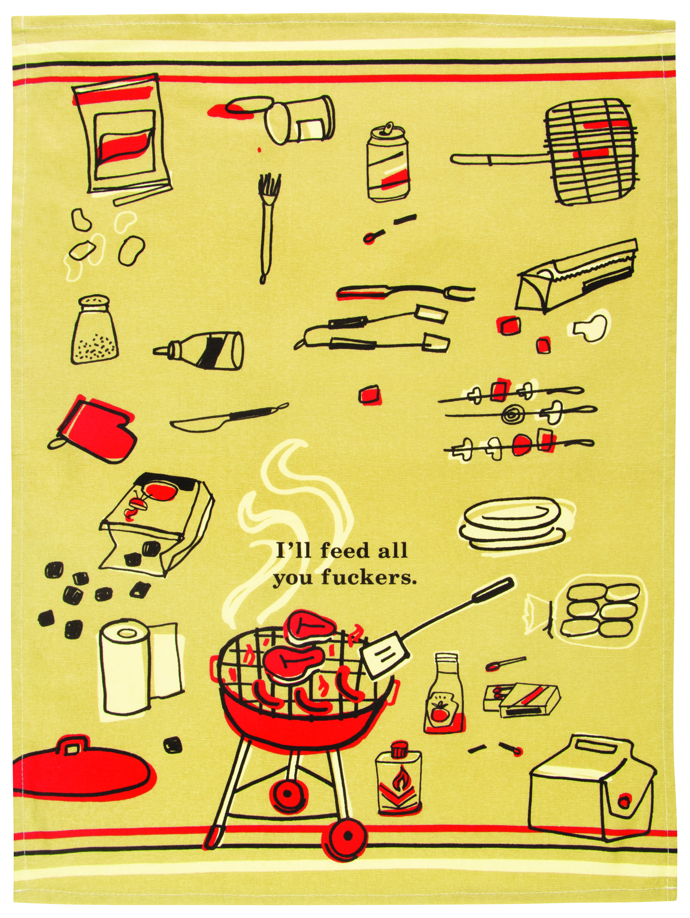 Dish Towel - I'll Feed All You F*ckers