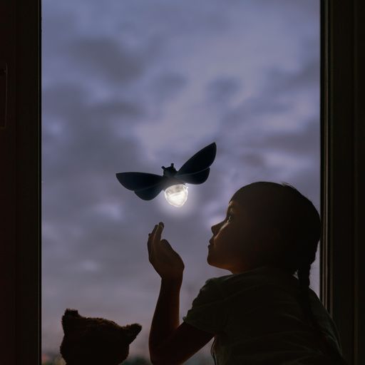 Lightbug - Solar Powered LED Night Light - Blue
