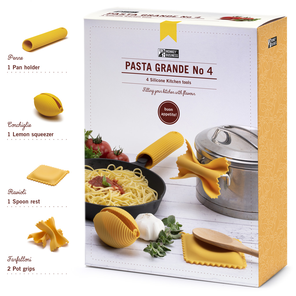 Pasta Grande No4 - Farfalloni, Conchiglie, Ravioli, Penne