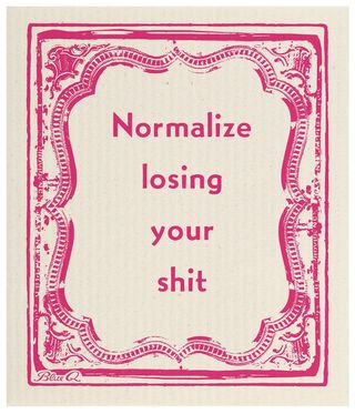Swedish Dishcloth - Losing Your Shit
