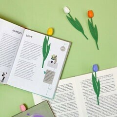 Bookmark - Assorted Tulips