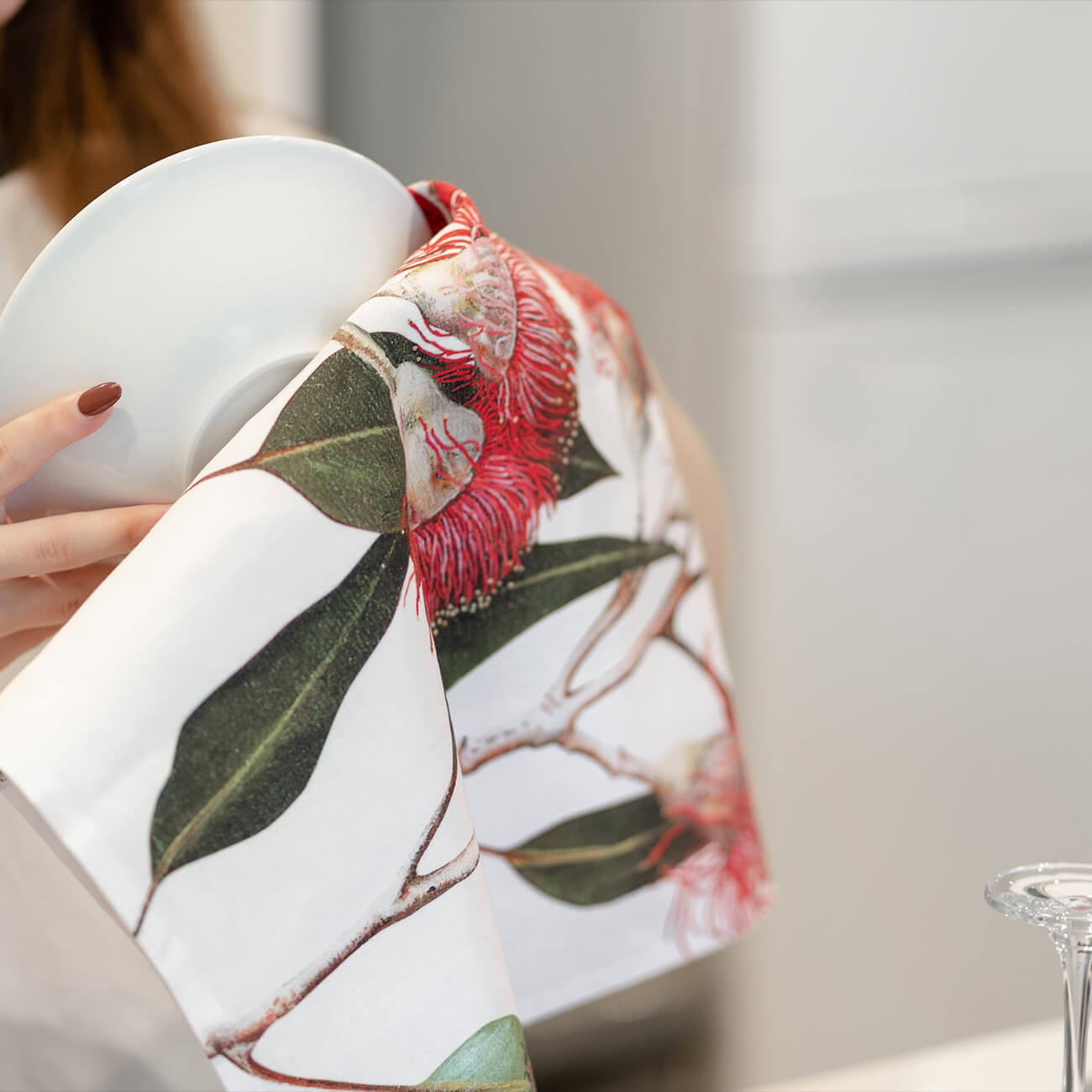 Australian Native Tea Towels - Eucalyptus