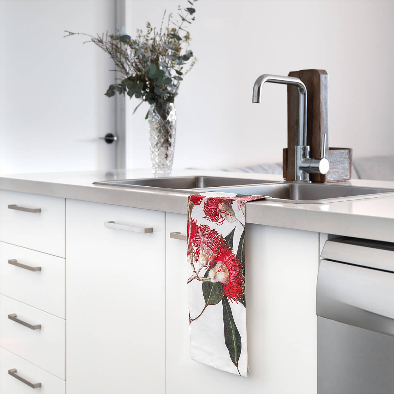 Australian Native Tea Towels - Eucalyptus
