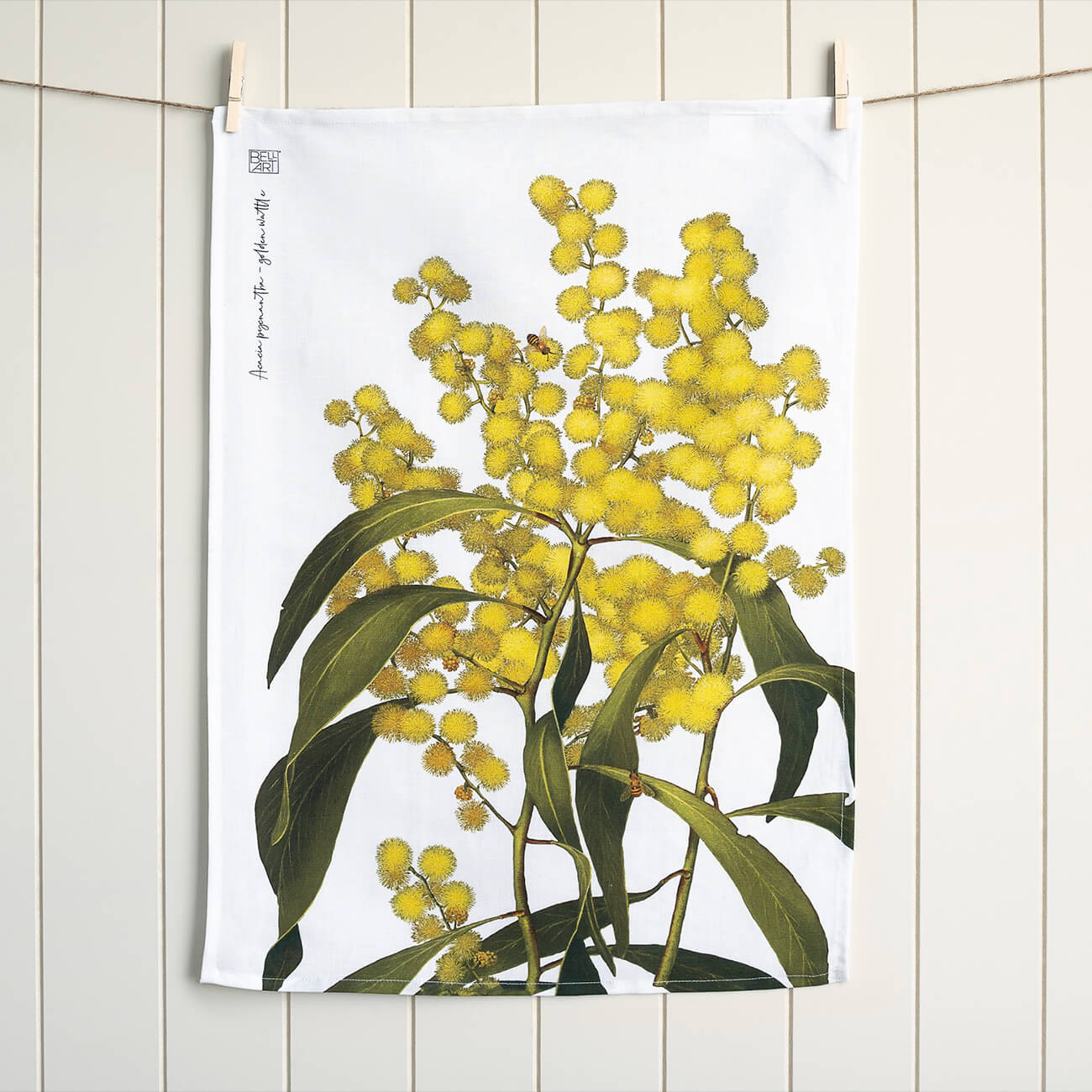 Australian Native Tea Towels - Wattle