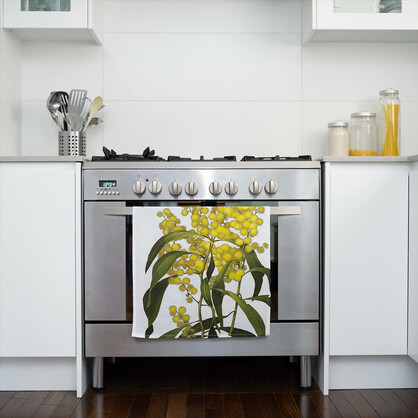 Australian Native Tea Towels - Wattle